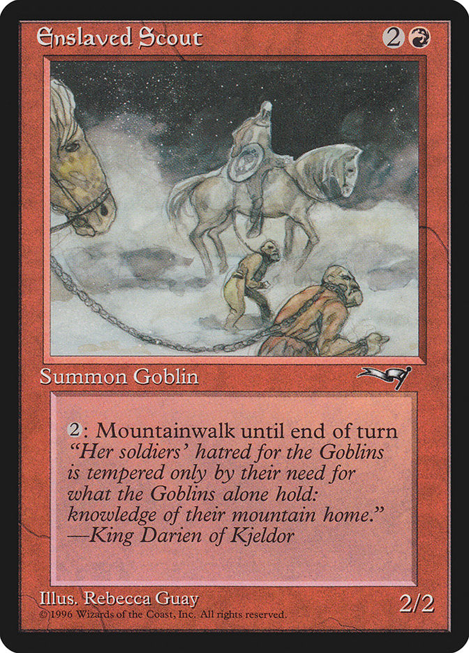 Enslaved Scout (Horse Art) [Alliances] | Gate City Games LLC