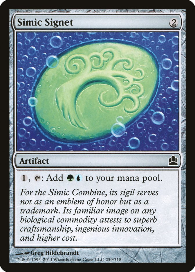 Simic Signet [Commander 2011] | Gate City Games LLC