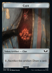 Astartes Warrior // Clue Double-Sided Token (Surge Foil) [Warhammer 40,000 Tokens] | Gate City Games LLC