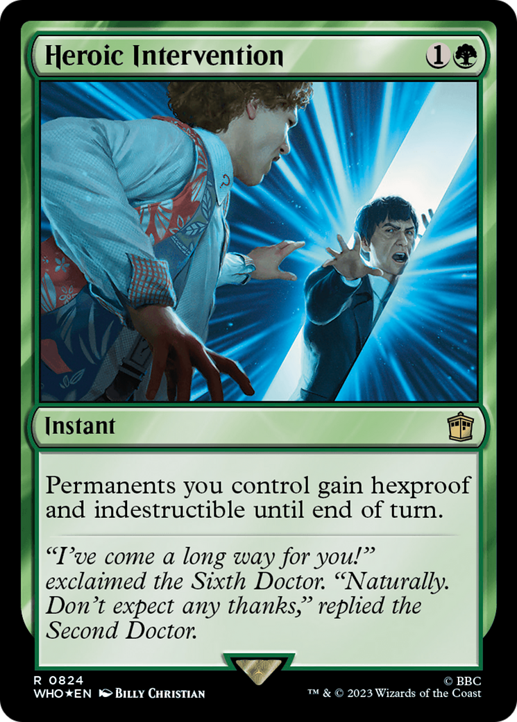 Heroic Intervention (Surge Foil) [Doctor Who] | Gate City Games LLC