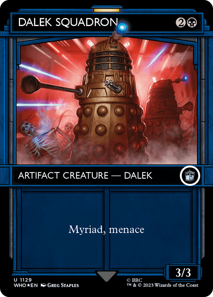 Dalek Squadron (Showcase) (Surge Foil) [Doctor Who] | Gate City Games LLC