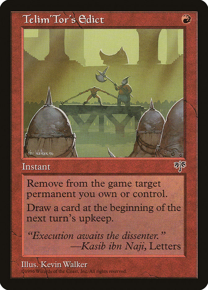 Telim'Tor's Edict [Mirage] | Gate City Games LLC