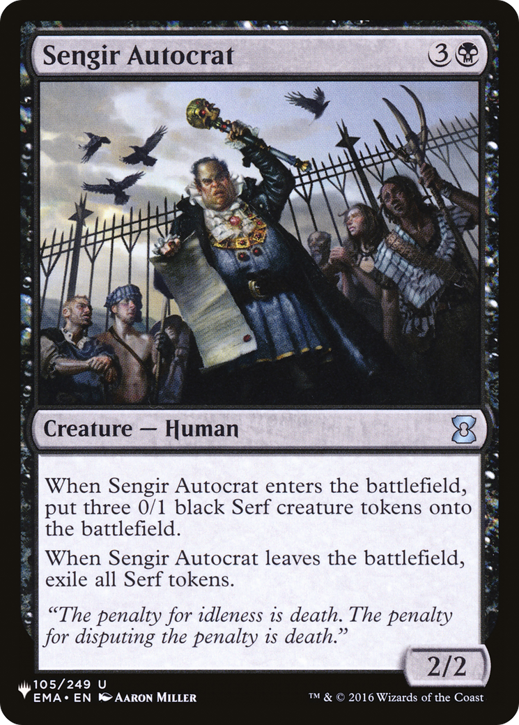 Sengir Autocrat [The List] | Gate City Games LLC