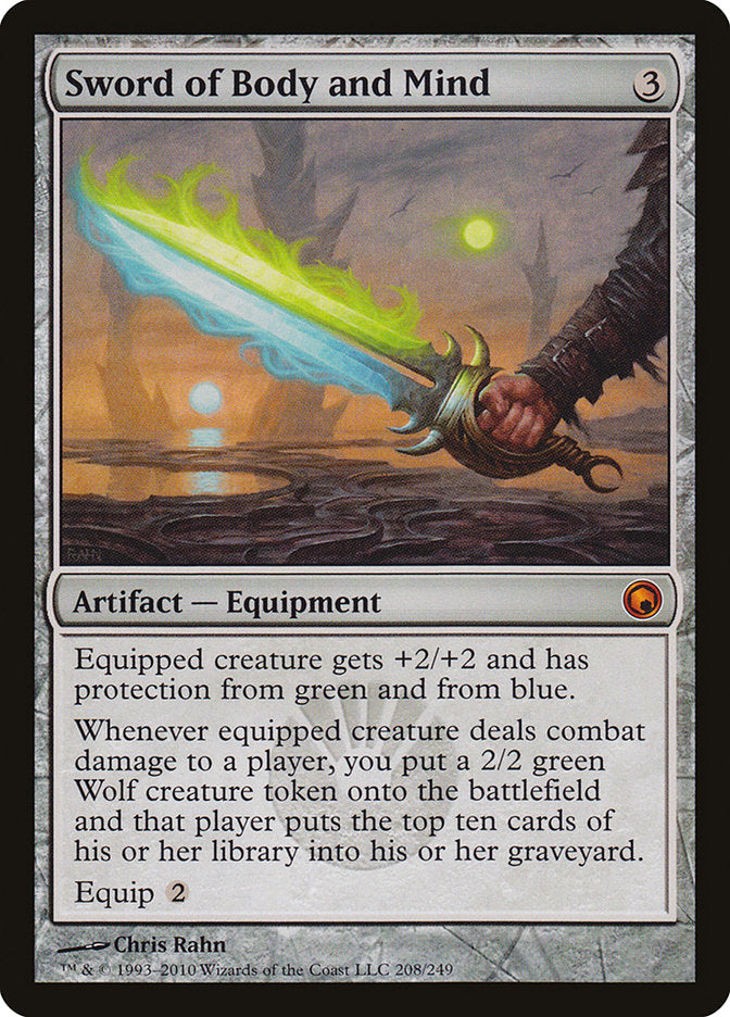 Sword of Body and Mind [Scars of Mirrodin] | Gate City Games LLC