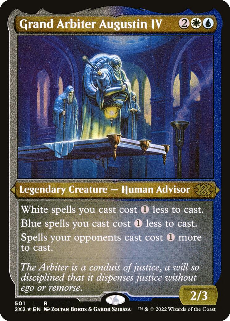 Grand Arbiter Augustin IV (Foil Etched) [Double Masters 2022] | Gate City Games LLC