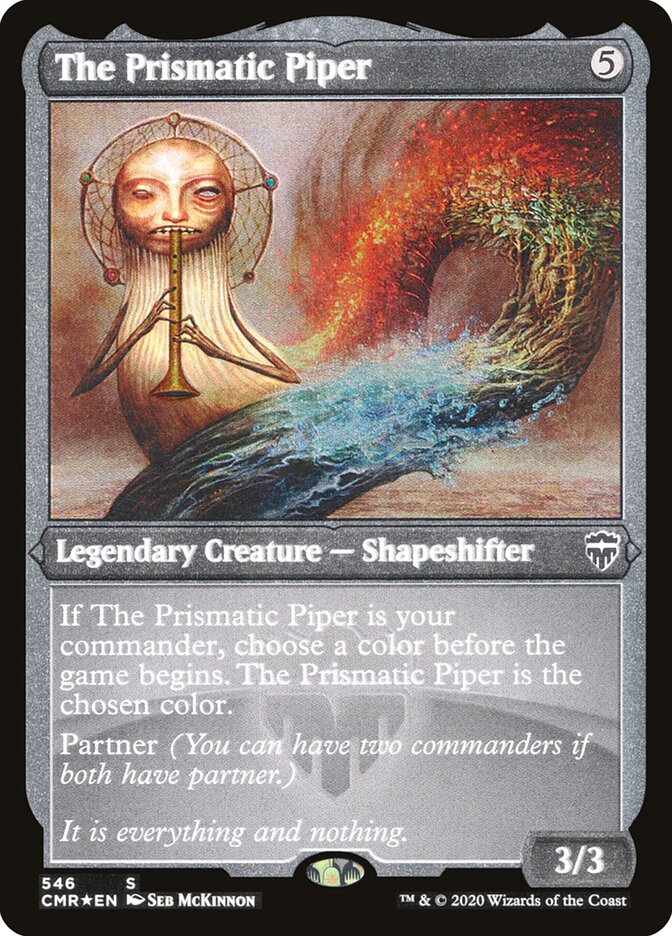 The Prismatic Piper (Etched) [Commander Legends] | Gate City Games LLC
