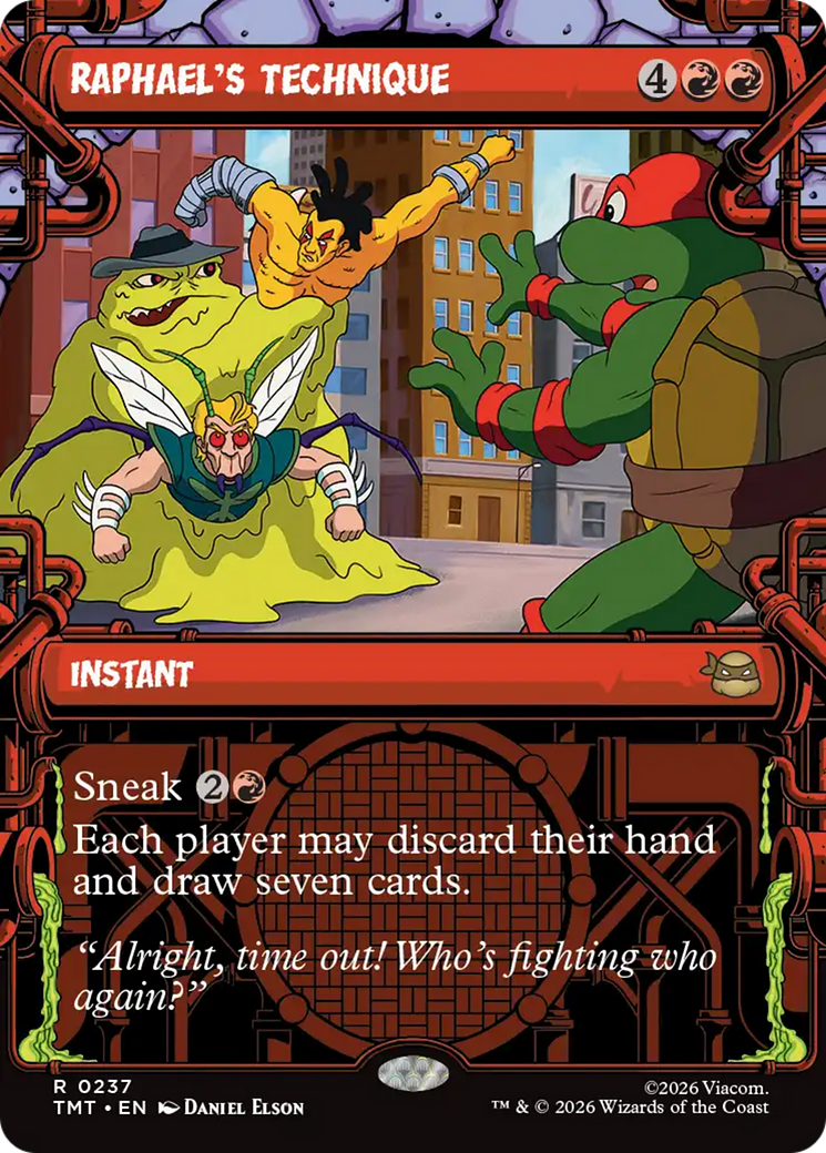 Raphael's Technique (Showcase) [Teenage Mutant Ninja Turtles] | Gate City Games LLC