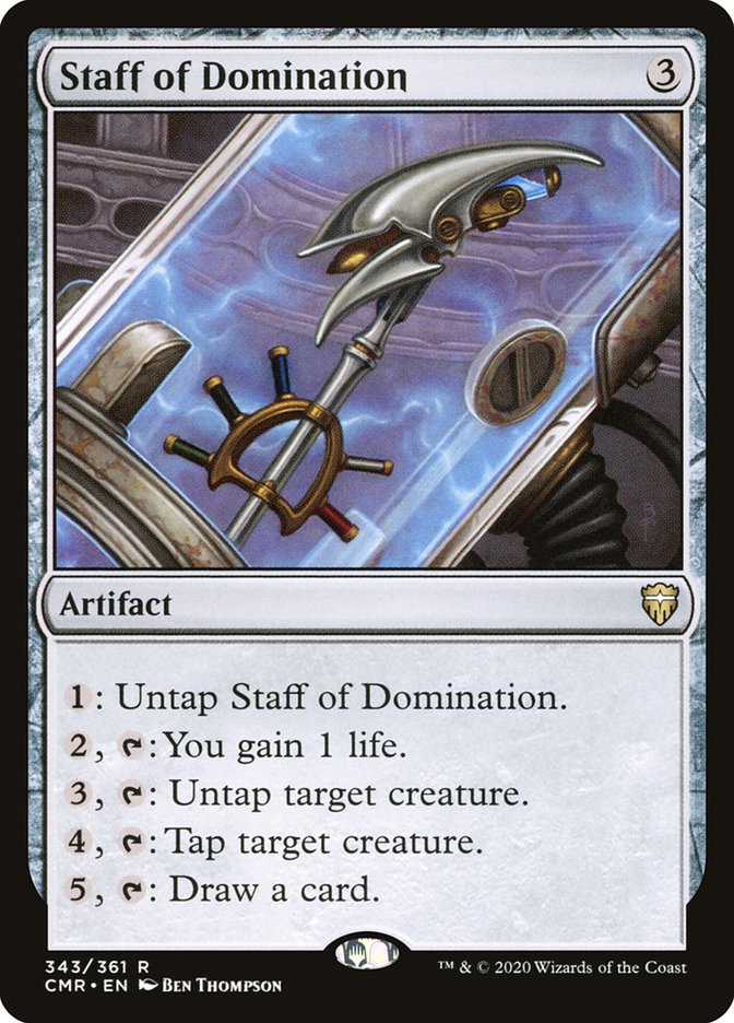 Staff of Domination [Commander Legends] | Gate City Games LLC