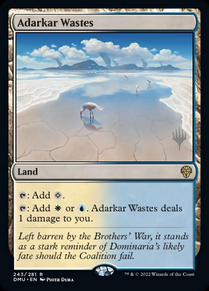 Adarkar Wastes (Promo Pack) [Dominaria United Promos] | Gate City Games LLC