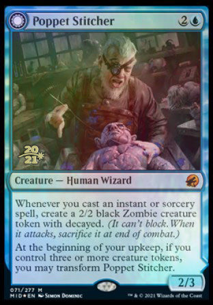 Poppet Stitcher // Poppet Factory [Innistrad: Midnight Hunt Prerelease Promos] | Gate City Games LLC