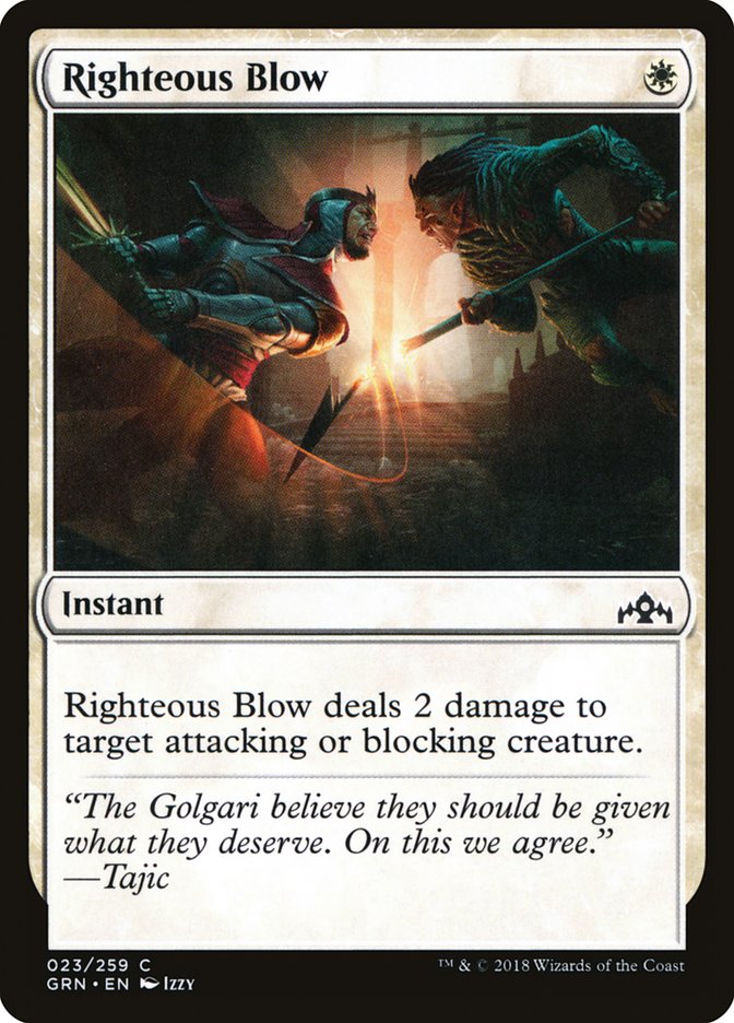 Righteous Blow [Guilds of Ravnica] | Gate City Games LLC