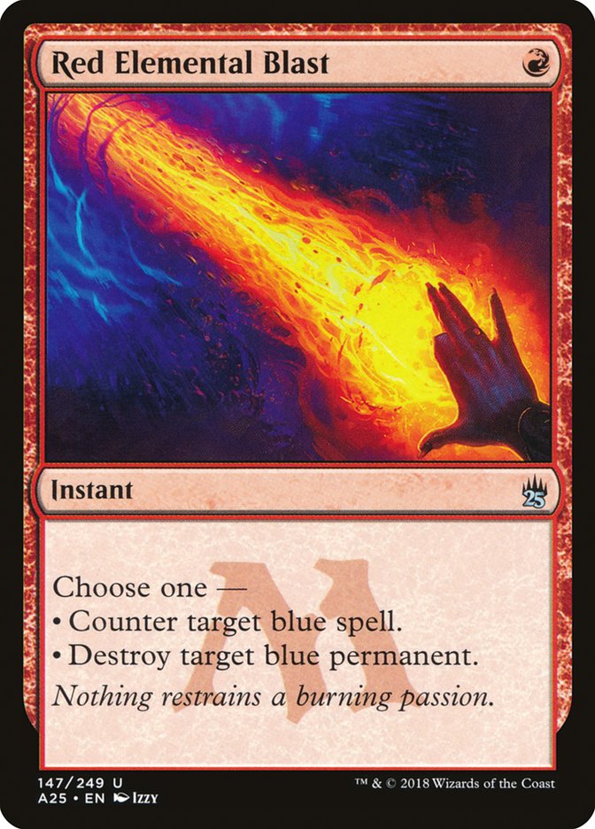 Red Elemental Blast [Masters 25] | Gate City Games LLC