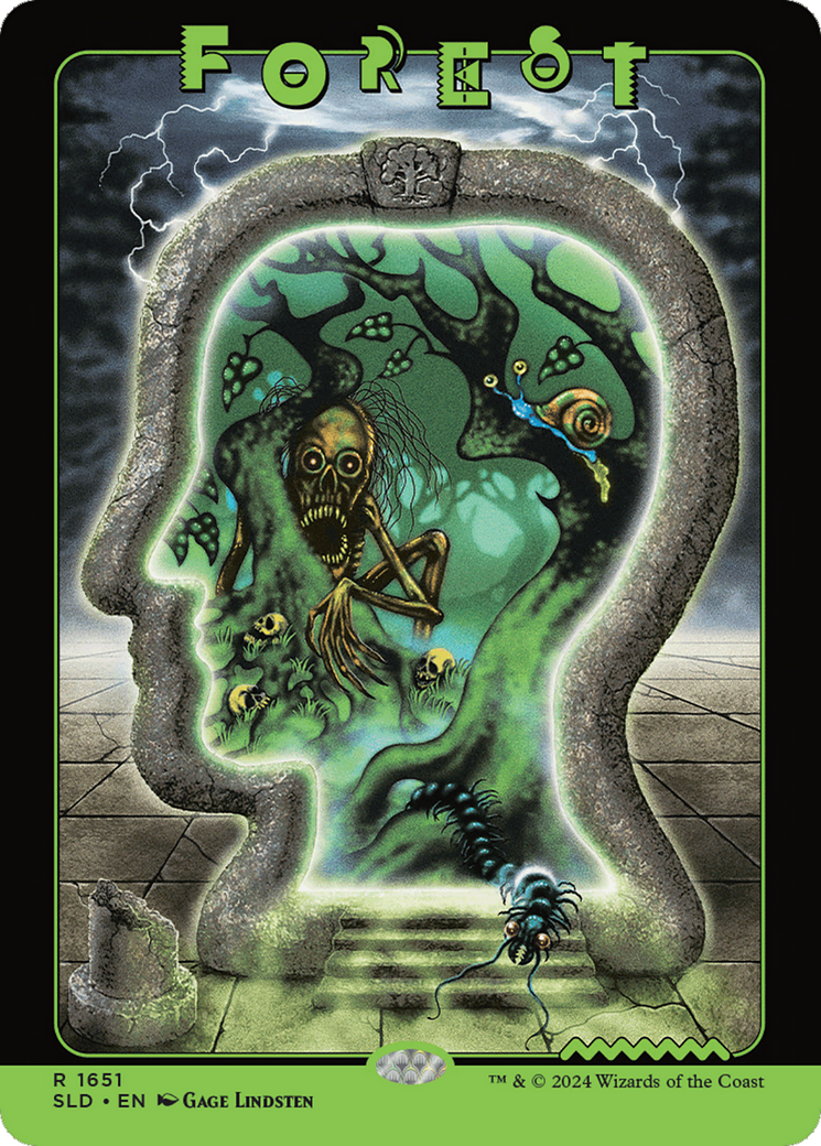 Forest (1651) (Rainbow Foil) [Secret Lair Drop Series] | Gate City Games LLC