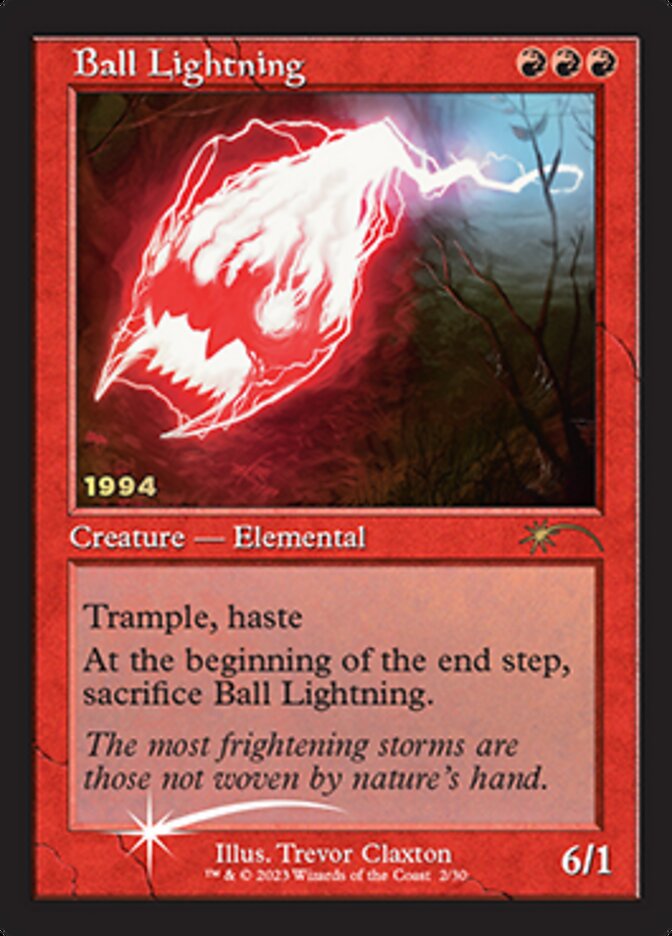 Ball Lightning [30th Anniversary Promos] | Gate City Games LLC