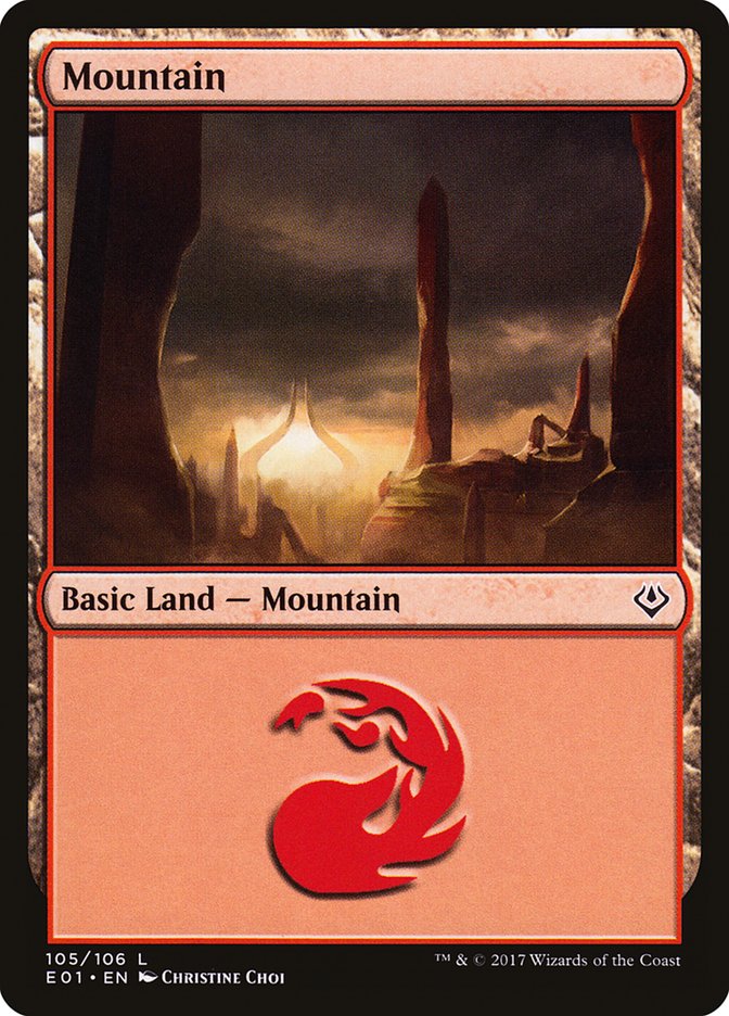 Mountain (105) [Archenemy: Nicol Bolas] | Gate City Games LLC