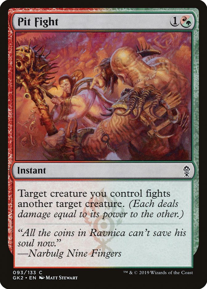 Pit Fight [Ravnica Allegiance Guild Kit] | Gate City Games LLC