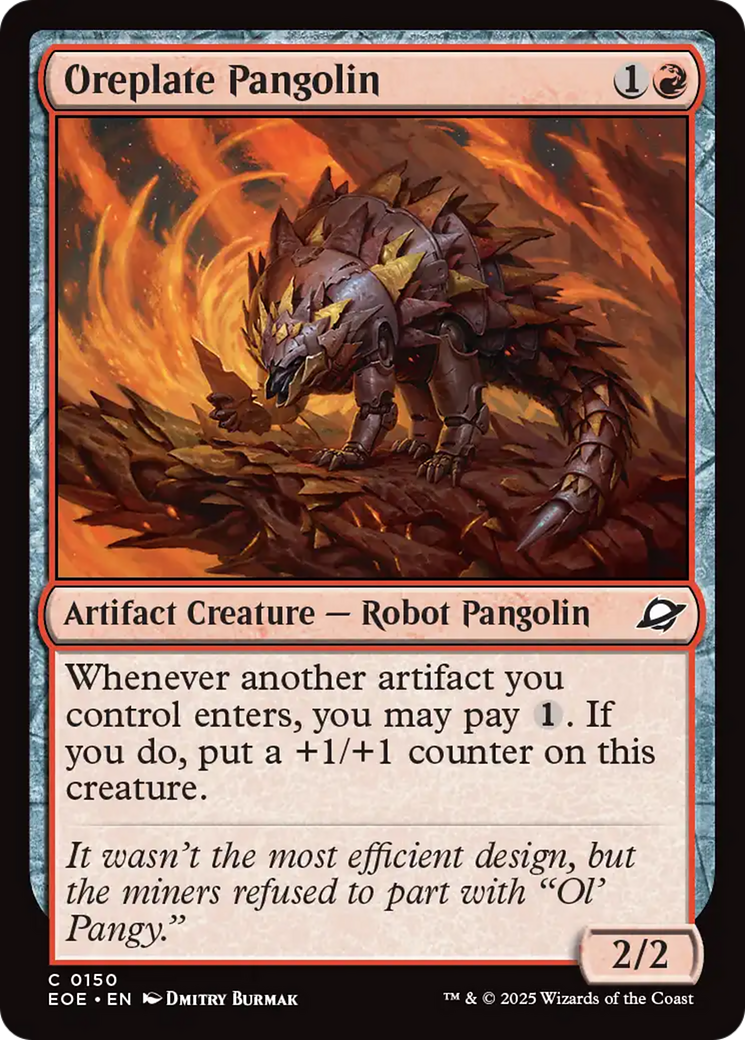 Oreplate Pangolin [Edge of Eternities] | Gate City Games LLC
