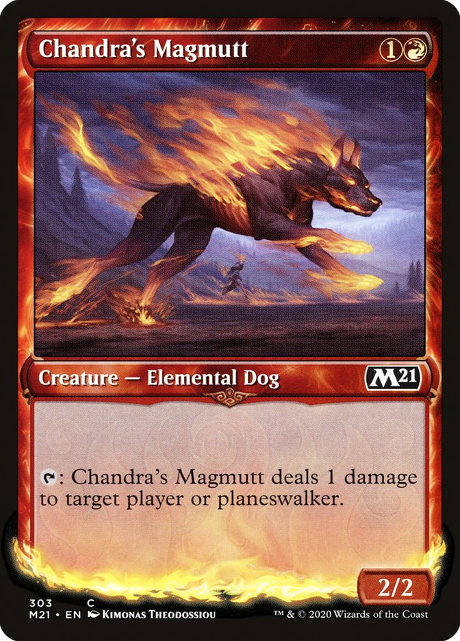 Chandra's Magmutt (Showcase) [Core Set 2021] | Gate City Games LLC