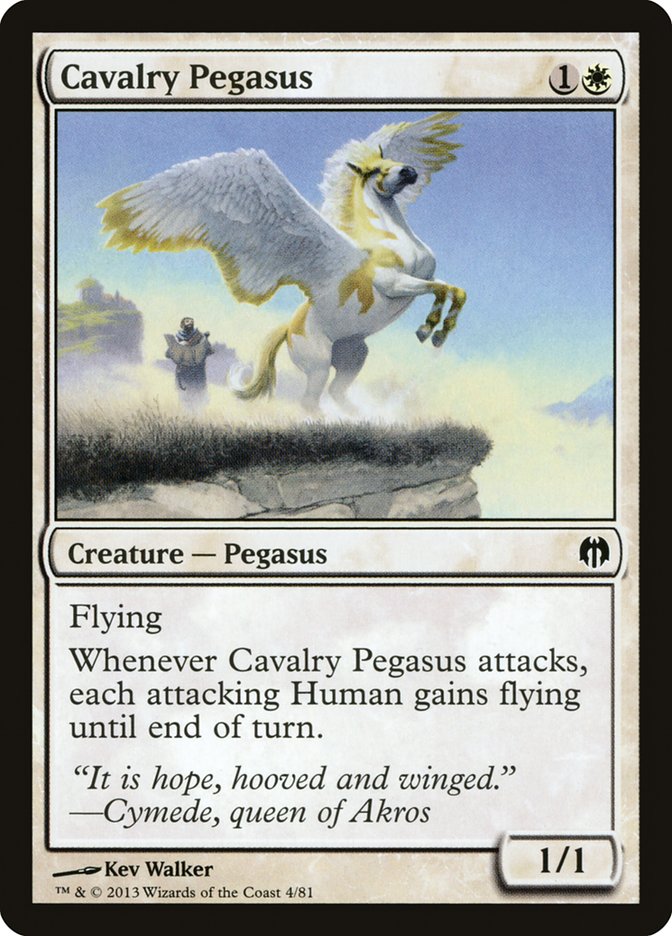 Cavalry Pegasus [Duel Decks: Heroes vs. Monsters] | Gate City Games LLC