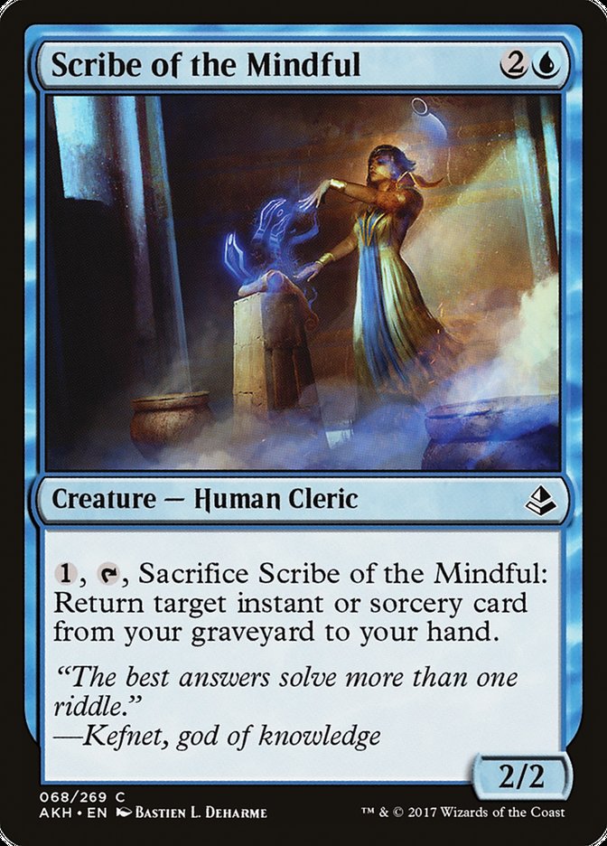 Scribe of the Mindful [Amonkhet] | Gate City Games LLC