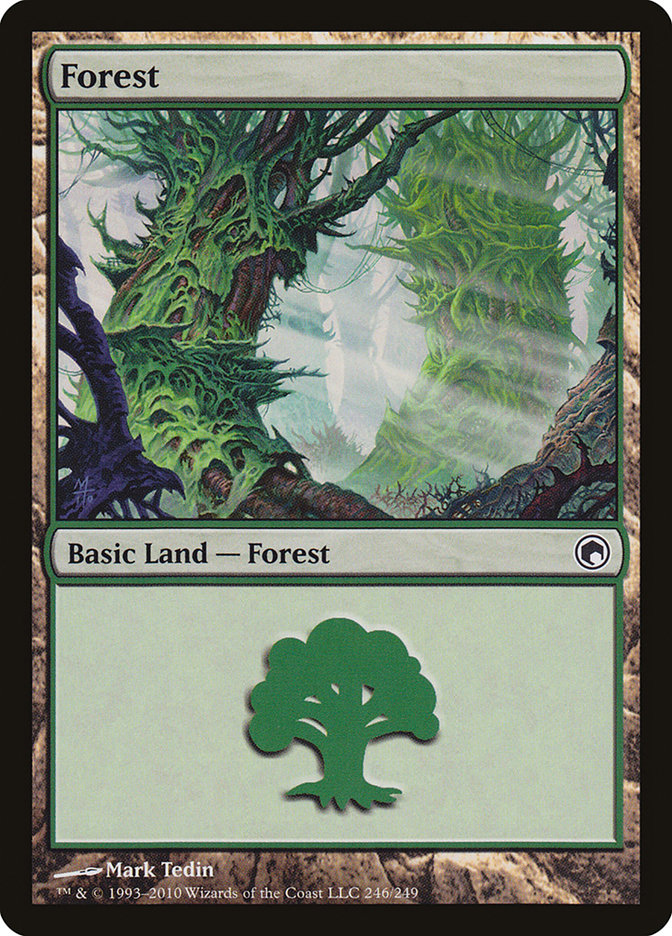Forest (246) [Scars of Mirrodin] | Gate City Games LLC