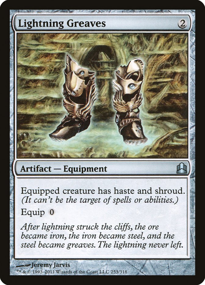 Lightning Greaves [Commander 2011] | Gate City Games LLC