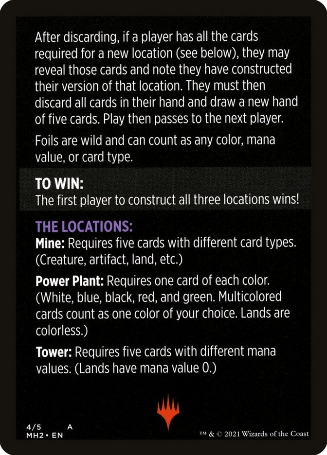 Urza's Blueprints (Magic Minigame) [Modern Horizons 2 Minigame] | Gate City Games LLC
