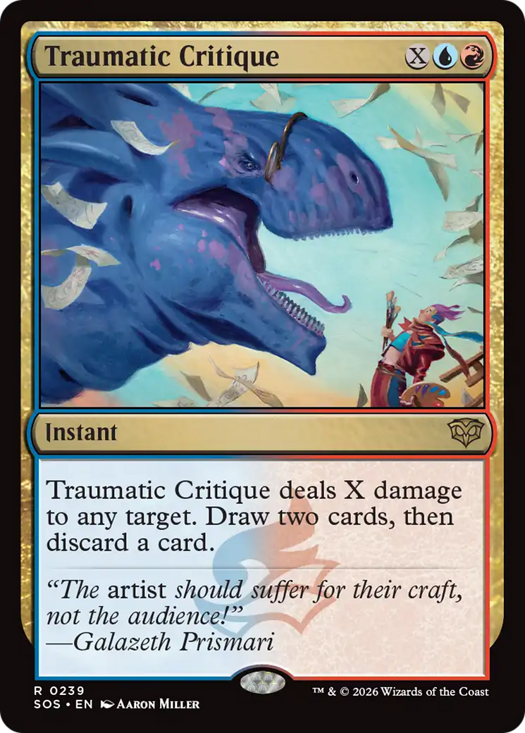 Traumatic Critique [Secrets of Strixhaven] | Gate City Games LLC