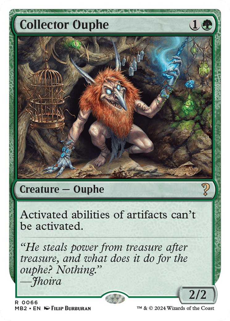 Collector Ouphe (White Border) [Mystery Booster 2] | Gate City Games LLC