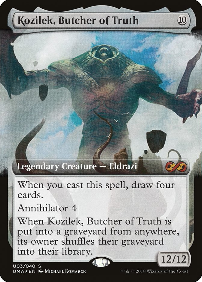 Kozilek, Butcher of Truth (Topper) [Ultimate Masters Box Topper] | Gate City Games LLC