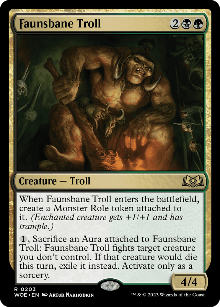 Faunsbane Troll [Wilds of Eldraine] | Gate City Games LLC