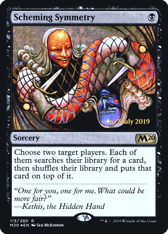 Scheming Symmetry [Core Set 2020 Prerelease Promos] | Gate City Games LLC