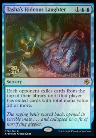 Tasha's Hideous Laughter [Dungeons & Dragons: Adventures in the Forgotten Realms Prerelease Promos] | Gate City Games LLC