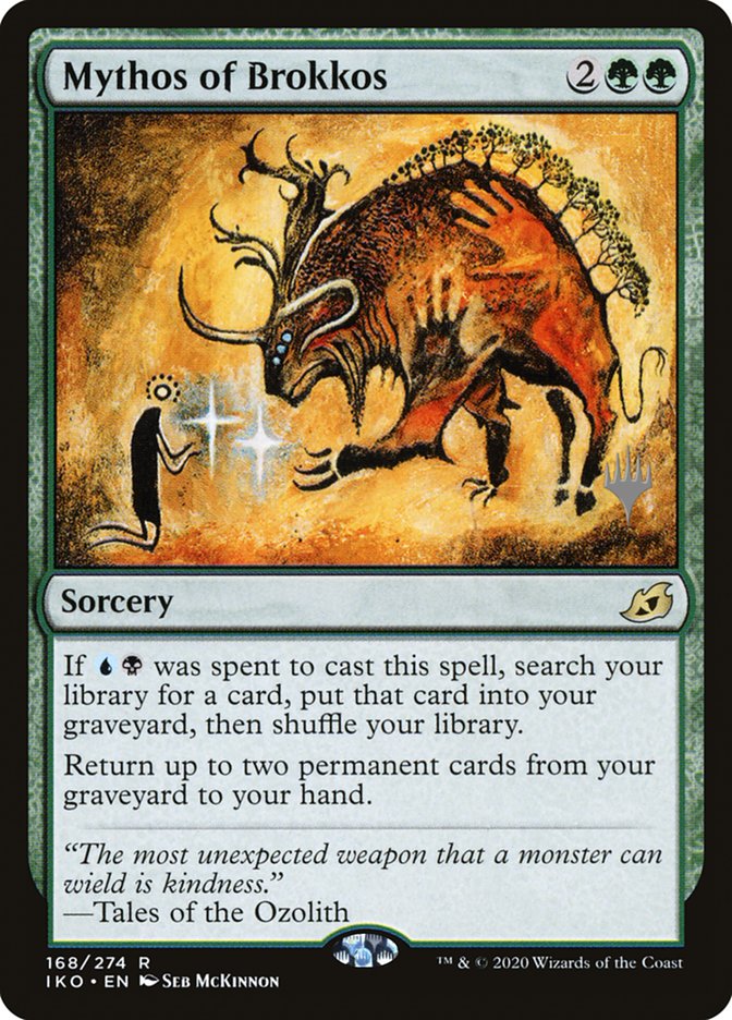 Mythos of Brokkos (Promo Pack) [Ikoria: Lair of Behemoths Promos] | Gate City Games LLC