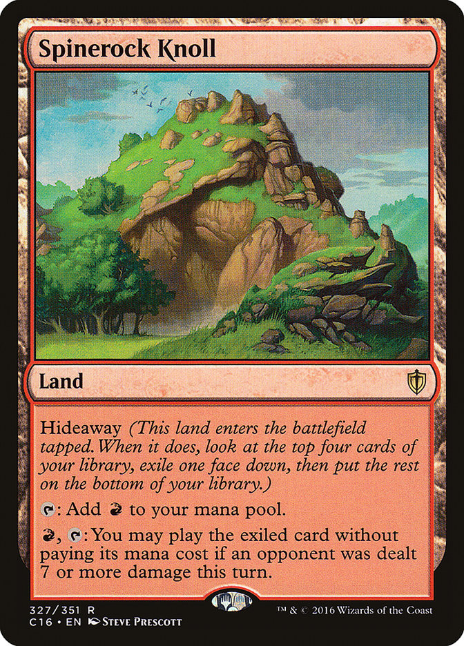 Spinerock Knoll [Commander 2016] | Gate City Games LLC