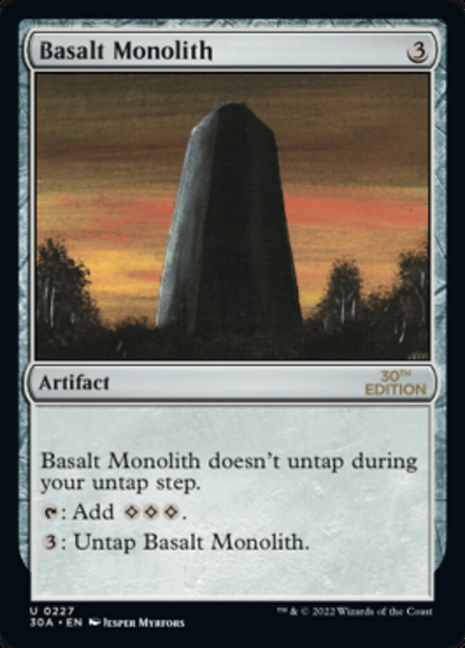 Basalt Monolith [30th Anniversary Edition] | Gate City Games LLC