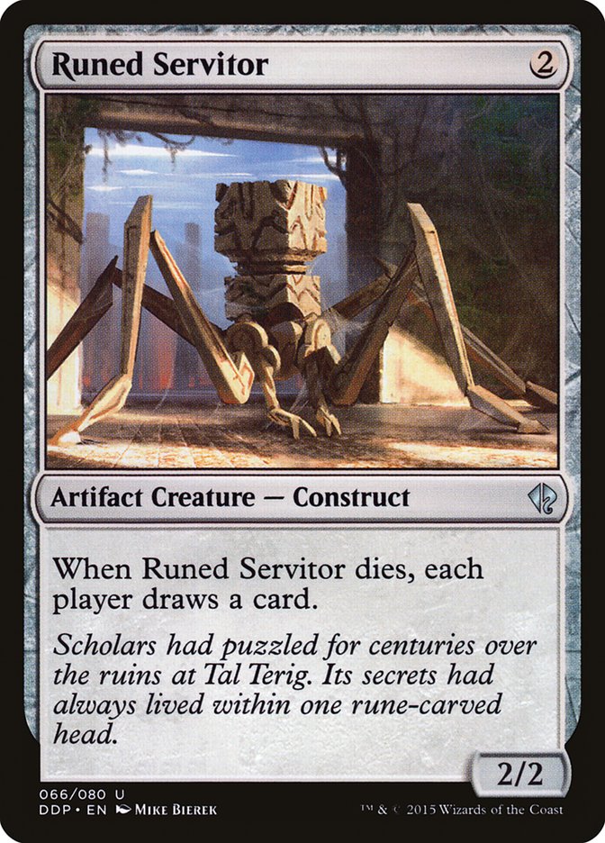 Runed Servitor [Duel Decks: Zendikar vs. Eldrazi] | Gate City Games LLC