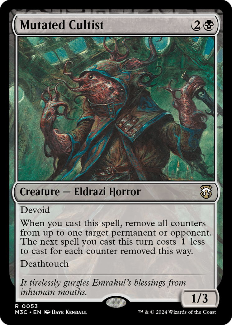 Mutated Cultist [Modern Horizons 3 Commander] | Gate City Games LLC