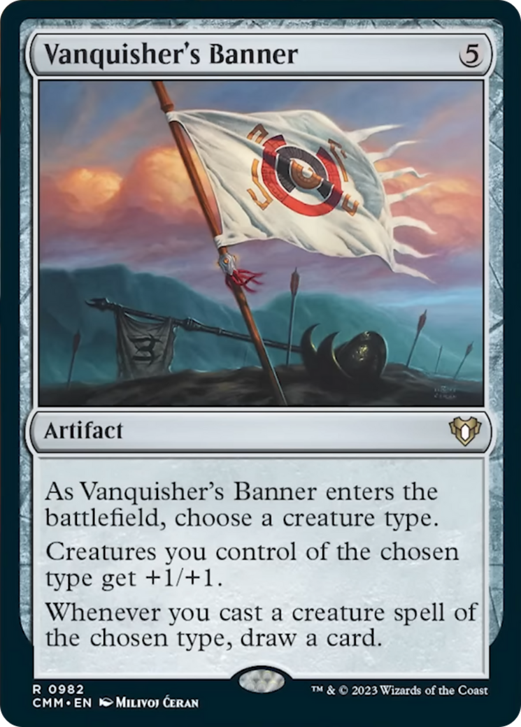Vanquisher's Banner [Commander Masters] | Gate City Games LLC