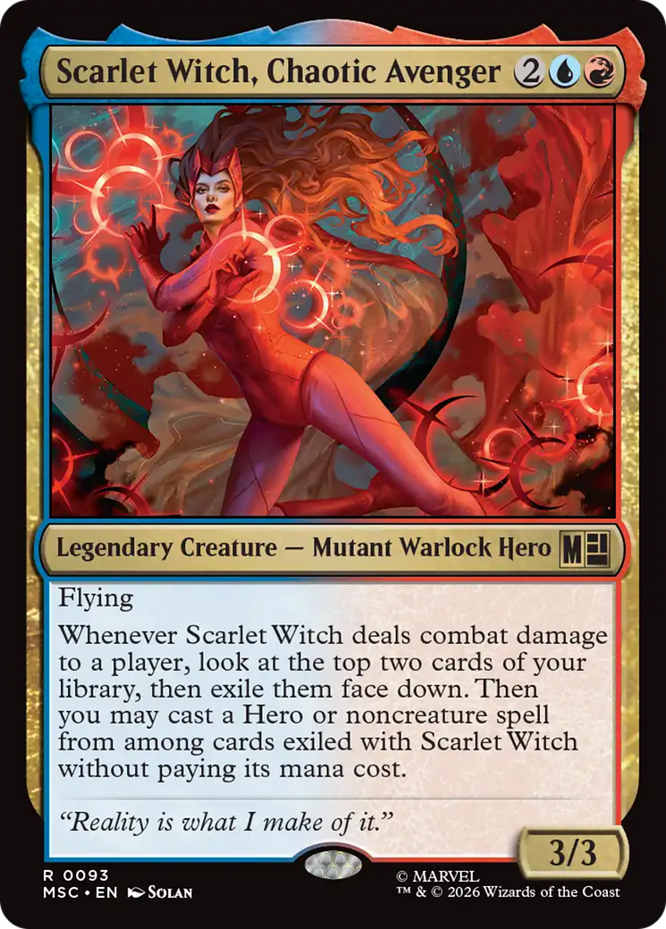 Scarlet Witch, Chaotic Avenger [Marvel Super Heroes Commander] | Gate City Games LLC
