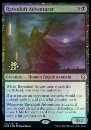 Ravenloft Adventurer [Commander Legends: Battle for Baldur's Gate Prerelease Promos] | Gate City Games LLC