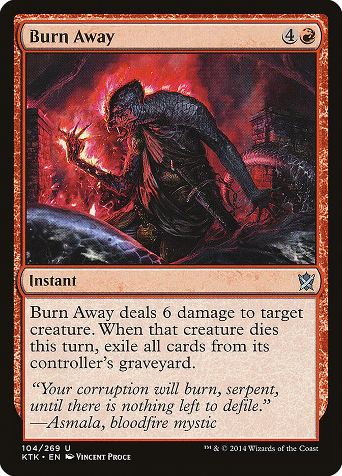Burn Away [Khans of Tarkir] | Gate City Games LLC