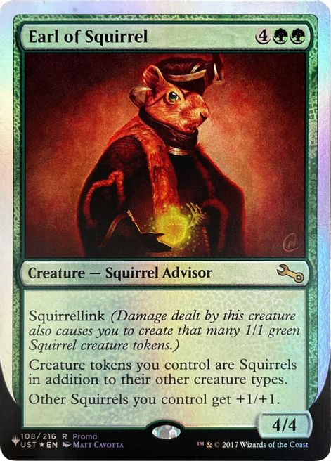 Earl of Squirrel (Unfinity Foil Edition) [The List] | Gate City Games LLC