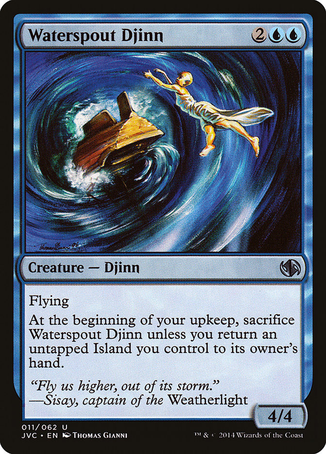 Waterspout Djinn [Duel Decks Anthology] | Gate City Games LLC