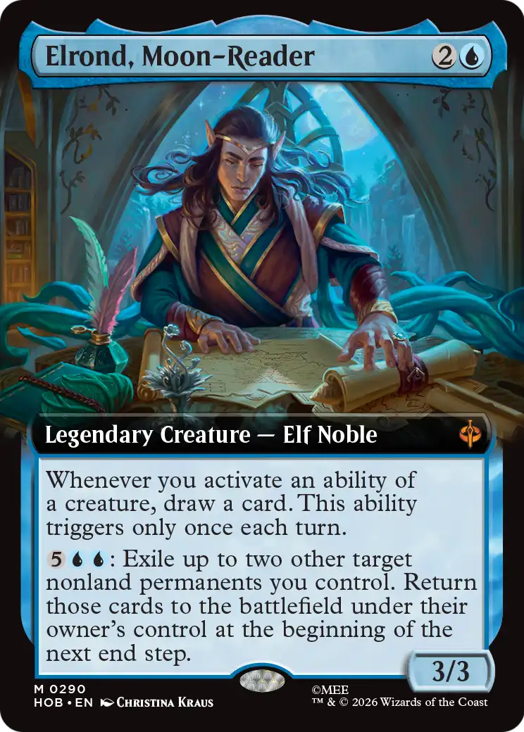Elrond, Moon-Reader (Extended Art) [The Hobbit] | Gate City Games LLC