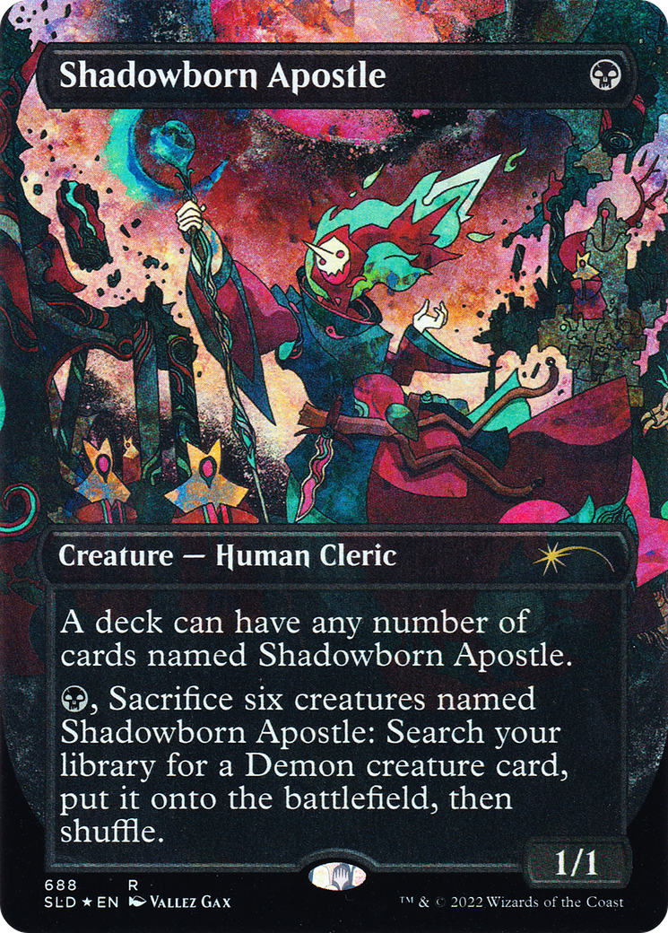 Shadowborn Apostle (688) (Borderless) [Secret Lair Drop Promos] | Gate City Games LLC