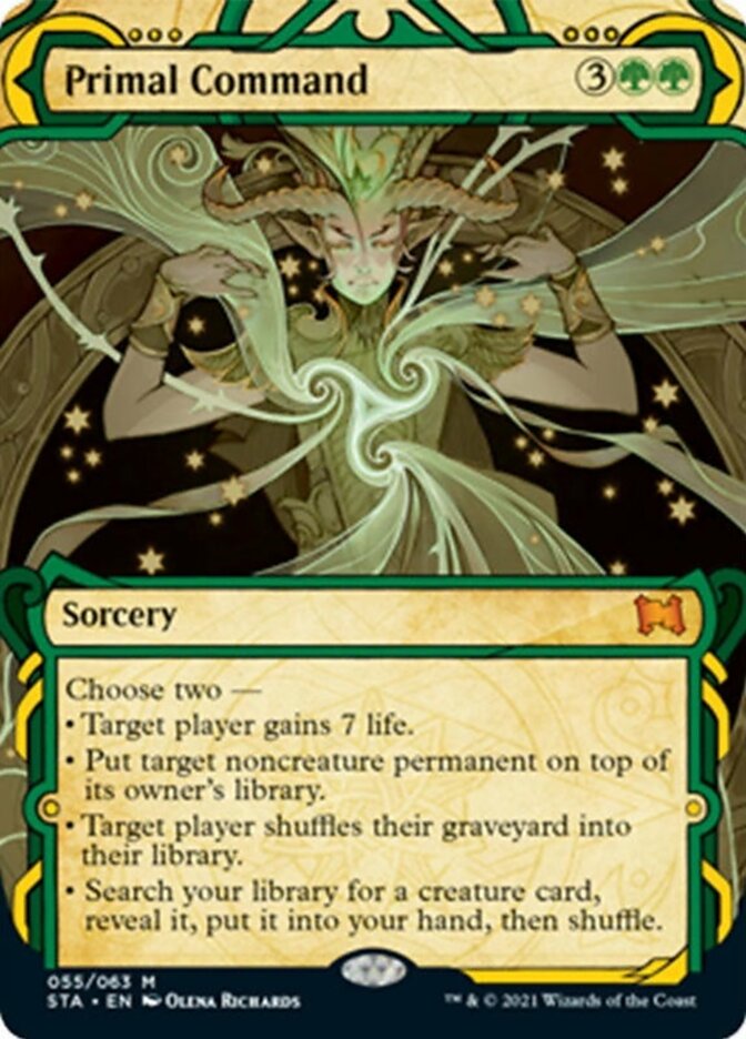 Primal Command (Foil Etched) [Strixhaven: School of Mages Mystical Archive] | Gate City Games LLC