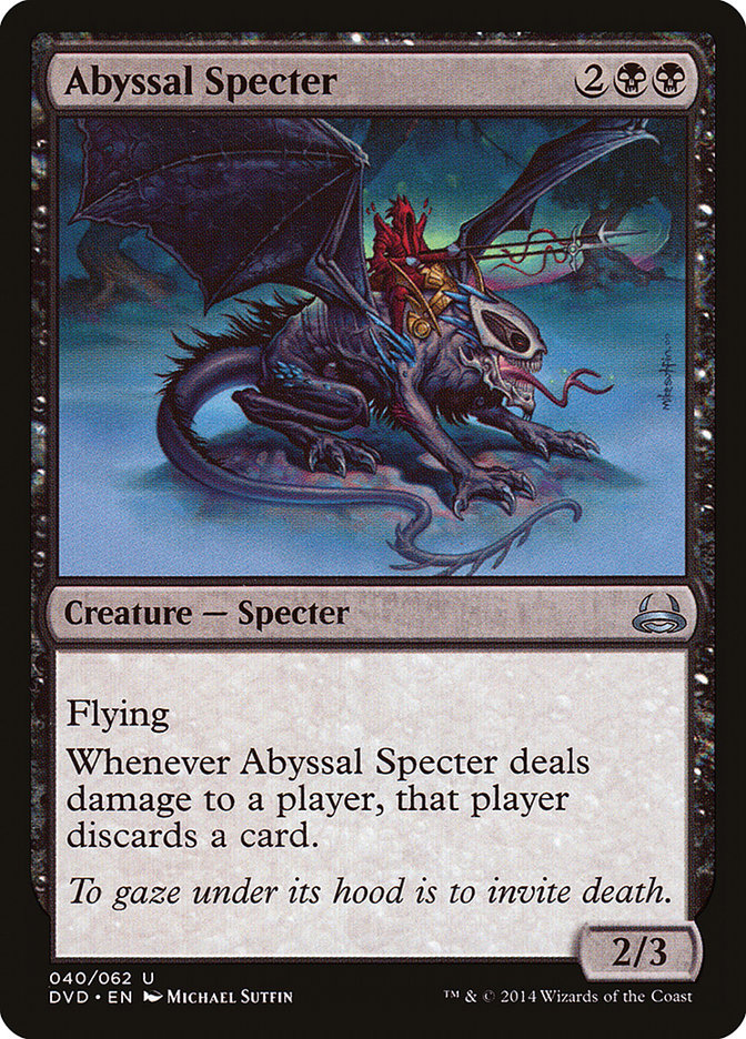 Abyssal Specter (Divine vs. Demonic) [Duel Decks Anthology] | Gate City Games LLC