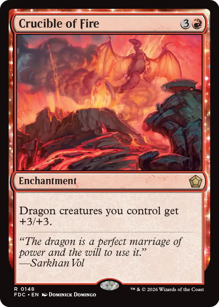 Crucible of Fire [Foundations Commander] | Gate City Games LLC