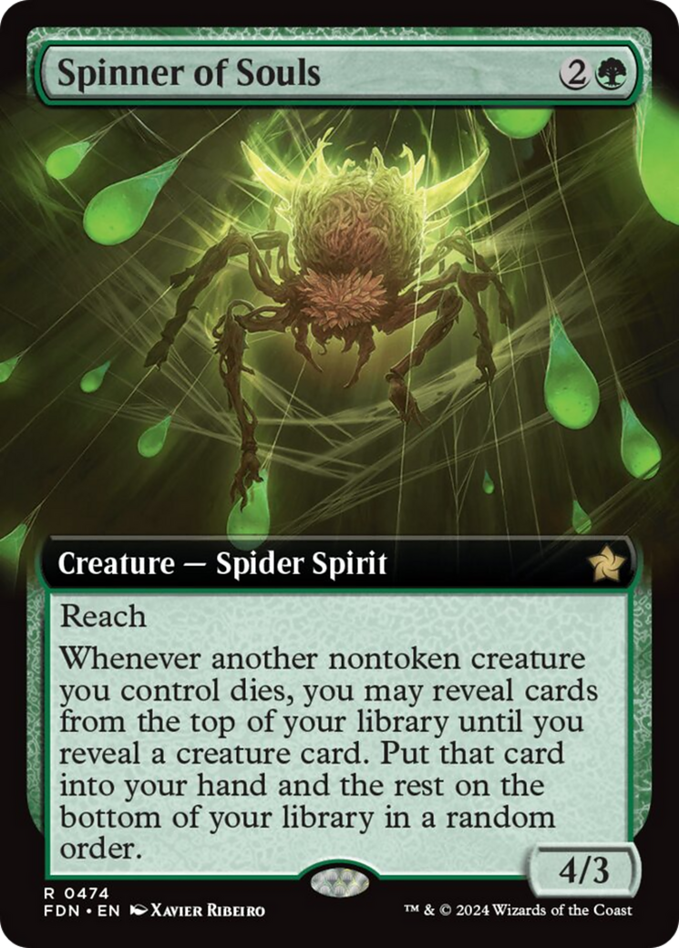 Spinner of Souls (Extended Art) [Foundations] | Gate City Games LLC